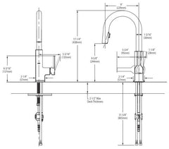 Moen S72308 Kitchen Faucet 1-Handle Pull-Down Chrome