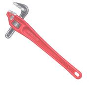 Ridgid 89445 3 Jaw Capacity Offset Heavy Duty Pipe Wrench