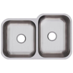 Dayton DXUH312010L 31-3/4 x 20-1/2 x 10 Stainless Steel Double Bowl Undermount Sink