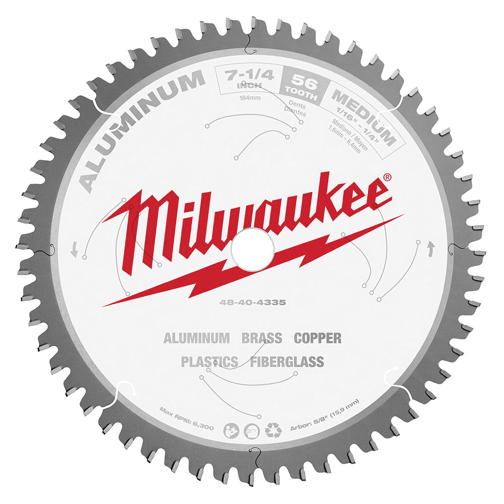 MILWAUKEE 48-40-4335 CIRCULAR SAW BLADES