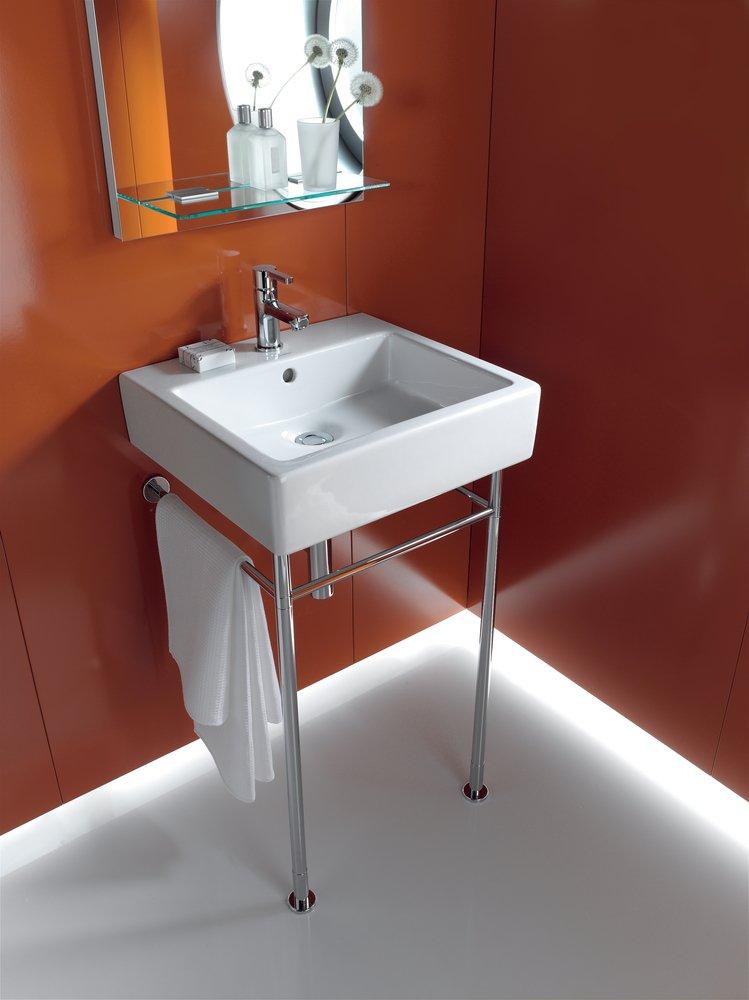 Duravit 0030631000 Vero 20-11/16 in. Metal Console Sink in Polished Chrome