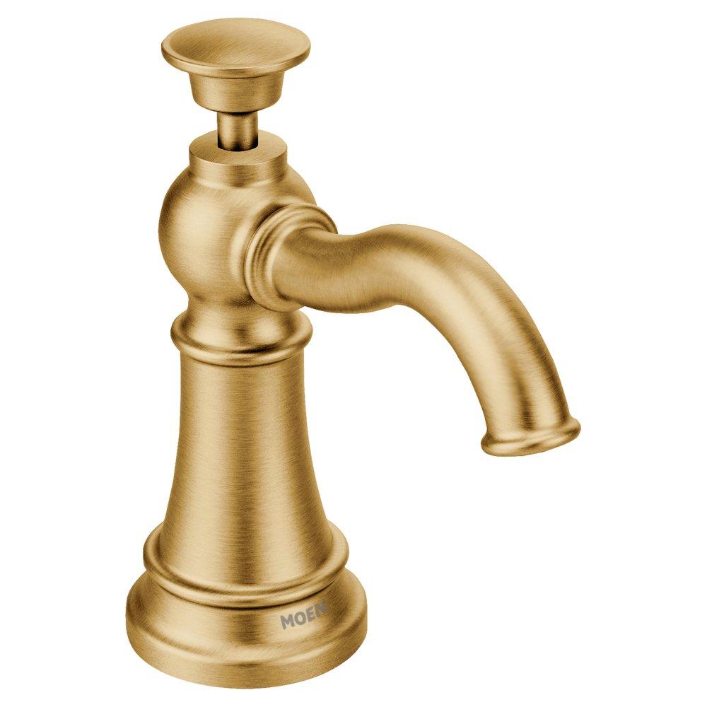 Moen S3945BG Traditional Soap Dispenser in Brushed Gold