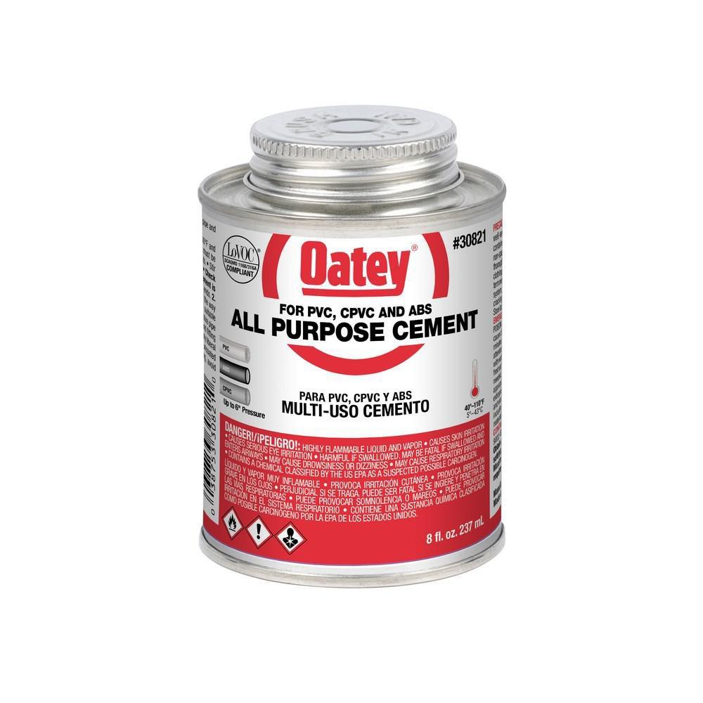 Oatey 30821 All-Purpose Pipe Cement 8 oz.