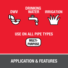 Oatey 30821 All-Purpose Pipe Cement 8 oz.