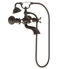 Moen S22105ORB Weymouth Two-Handle Tub Filler Includes Hand Shower Oil Rubbed Bronze