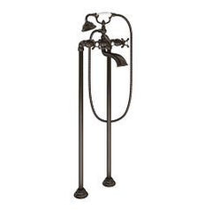 Moen S22105ORB Weymouth Two-Handle Tub Filler Includes Hand Shower Oil Rubbed Bronze