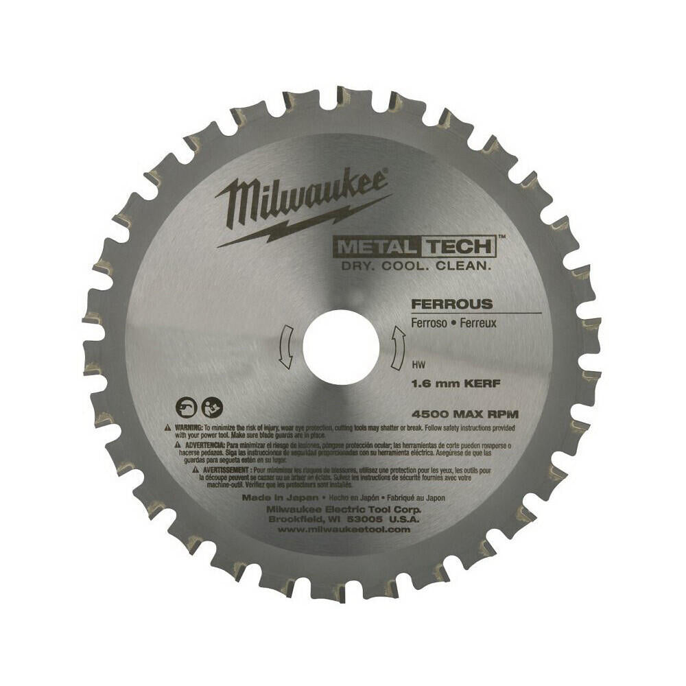 Milwaukee 48-40-4070 Metal Circular Saw Blade 5-3/8 Diameter 30T Teeth