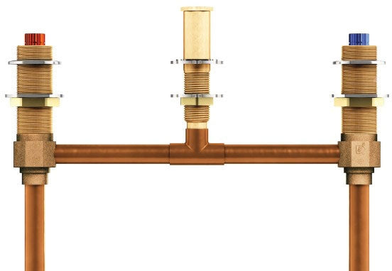 Moen 4796 Two Handle Roman Tub Valve 10 Inch Center 1/2 CC Connection