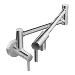 Moen S665 Modern Wall Mount Pot Filler in Polished Chrome