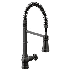 Moen S72103BL Paterson Single Handle Pull Down Kitchen Faucet in Matte Black