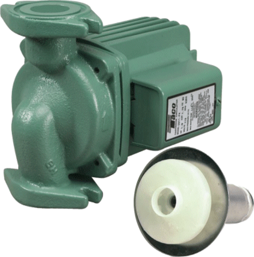 Taco 0011-F4 Circulator Pump 1/8 HP Flanged Cast Iron