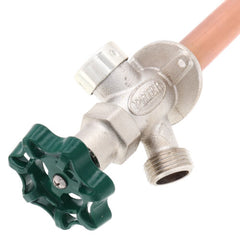 Prier C-144D-10 C-144 Series Freezeless Wall Hydrant 10 Length 1/2 MPT x 1/2 SWT