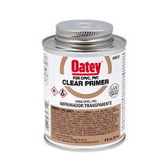 Oatey 30751 8 oz PVC Clear Primer
