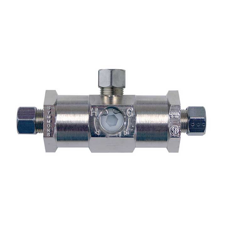 Symmons 4-10A - 3/8 x 3/8 Compression Thermostatic Mixing Valve