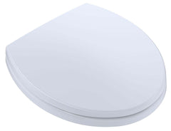 TOTO SS113#01 SoftClose Round Toilet Seat With Cover Cotton White