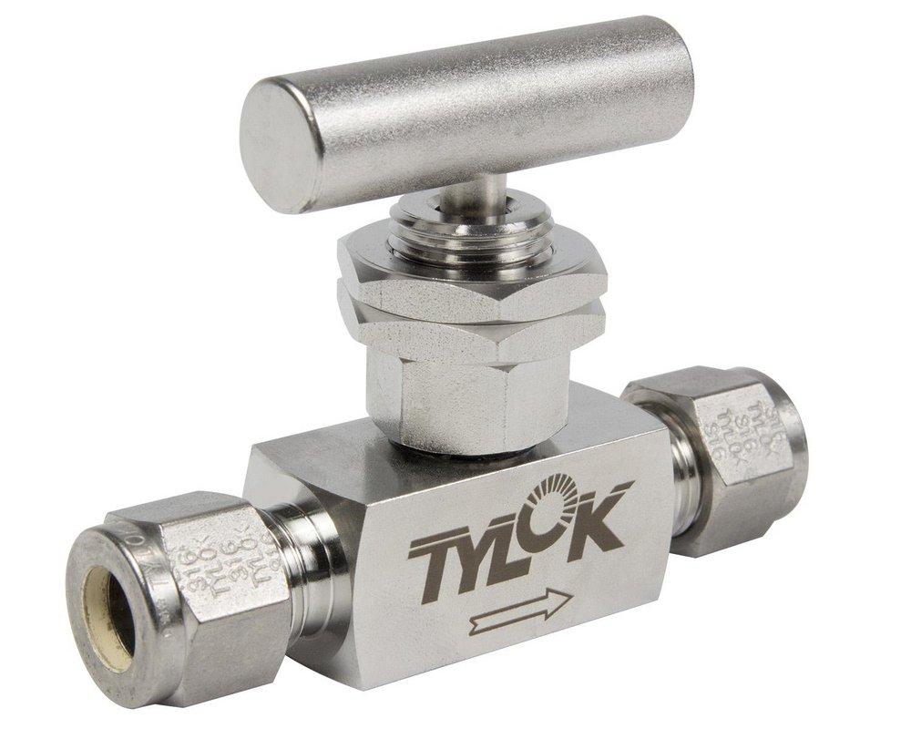 Tylok SS-6-6DD-6 3/8 in. Stainless Steel Tube Needle Valve