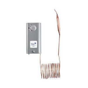JOHNSON CONTROLS Johnson Controls A19ABA-45C Remote Bulb Temperature Control 120/277 VAC (6 ft Capillary) CVR28A-618R