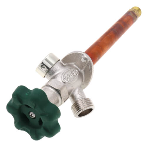 Prier C-144D08 C-144 Series Freezeless Wall Hydrant 8 inch 1/2 MPT x 1/2 SWT