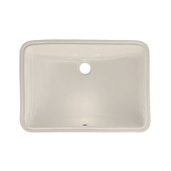 Toto LT540G#12 Large Rectangular Undermount Bathroom Sink with CEFIONTECT, Sedona Beige
