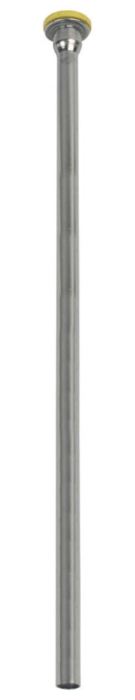 BrassCraft 1-12DL C Copper Toilet Riser with Gasket Nosepiece, 3/8 Inch OD Tube, 12 Inch Length, Chrome Plated