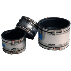 Fernco 1002-44RC Strong Back Coupling 4 Inch Nominal Clay x Cast Iron/Copper/Lead/Plastic/Steel End Style PVC