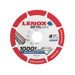 Lenox 1972921 Diamond Cut-Off Wheel - Angle Grinder - 4.5 x 7/8