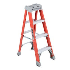 Louisville Ladder FS1504 4-Foot Fiberglass Step Ladder, Type IA, 300 lb Load Capacity