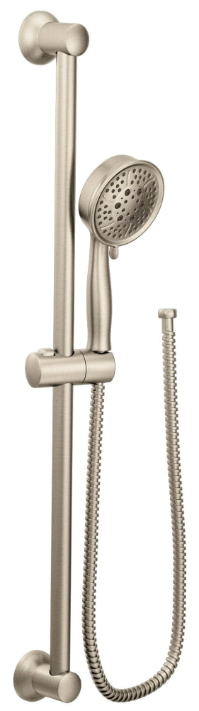 Moen 3667EPBN 4 Function Handheld Shower Kit with Slide Bar in Brushed Nickel