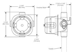 Brizo R60700 Other: 3 And 6-Function Diverter Rough
