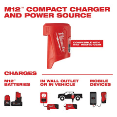 Milwaukee Tool 336BL-212X M12 Blue W Heated Hoodie Kit 2X Replacement MPN