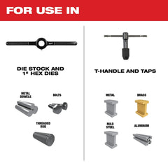 Milwaukee Tool 49-22-5601 17PC Metric Tap and Die Set