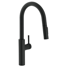 Franke PES-PD-MBK Pescara 17-inch Single Handle Pull-Down Kitchen Faucet in Matte Black