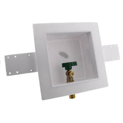 Oatey 39156 Square Ice Maker Outlet Box Without Hammer 1/4 Turn CPVC LL