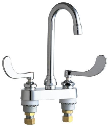 Chicago Faucets 895-317ABCP Lavatory Faucet 2-Handle Deck Mount