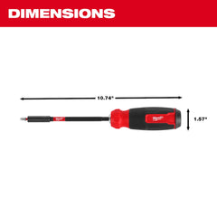 Milwaukee Tool 48-22-2915 14-in-1 Multi-Bit Screwdriver W/ SHOCKWAVE Impact Duty™ Bits