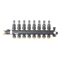 Uponor A2670801 EP Heating 8-Loop Manifold Assy Flow Meter