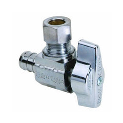 BrassCraft KTBRPX19X C KTBRPX19 Series 1/2 x 3/8 in. F1807 x OD Compression Ball Handle Angle Supply Stop Valve