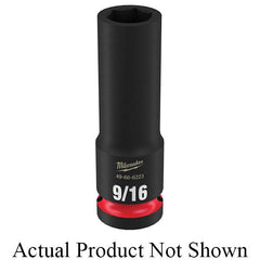Milwaukee Tool 49-66-6239 Shockwave Impact Duty 1/2 Drive 1-9/16 Deep 6 Point Socket
