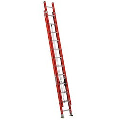 Louisville Ladder FE3224 24-Foot Fiberglass Extension Ladder 300 lb Load Capacity