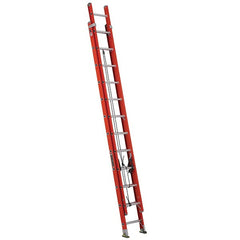 Louisville Ladder FE3224 24-Foot Fiberglass Extension Ladder 300 lb Load Capacity