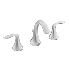 Moen T6420 Eva Two Handle Widespread Bathroom Faucet