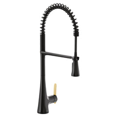 Moen S5235BL Sinema Single Handle Pull Down Kitchen Faucet in Matte Black