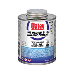 Oatey 32162 Blue Lava PVC Cement Low VOC Medium Body 16 oz.