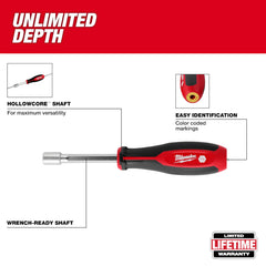 Milwaukee Tool 48-22-2451 1/4 HOLLOWCORE Nut Driver