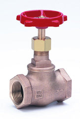 Milwaukee Valve 502-34 Globe Valve, 3/4 in Nominal, FNPT End Style, 125 lb, Bronze Body, Handwheel Actuator