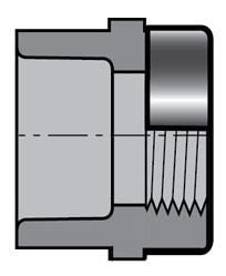 Spears 835-012CSR Adapter Standard 1-1/4 CPVC Socket x Reinforced FNPT SCH 80