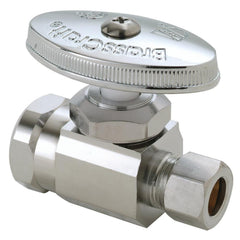 BrassCraft OR12XC Multi-Turn Water Stop, Straight Valve, 1/2 Inch FIP x 3/8 Inch OD Compression