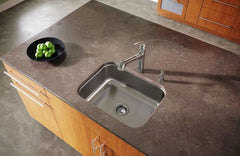 Dayton DXUH2115 Undermount Sink 1-Bowl 23-1/2 x 18-1/4 x 8 Radiant Satin