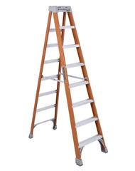 Louisville Ladder FS1508 8-Foot Fiberglass Step Ladder Type IA 300-Pound Load Capacity