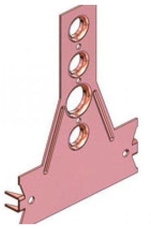 HoldRite 109-N-6 Copper-Bonded Bracket 6-Inch (Stub-Out/Stud Guard Replacement MPN)